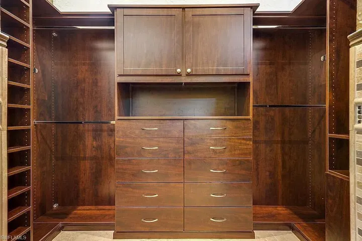 View of spacious closet