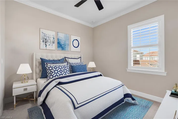 Virtual staged 3rd bedroom