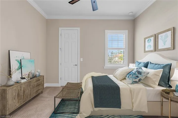 2nd bedroom staged