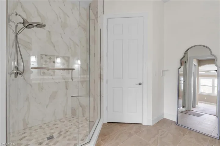 Beautiful remodeled shower