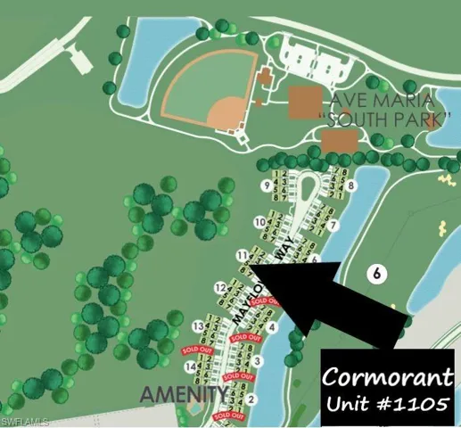 Site map: Unit #1105