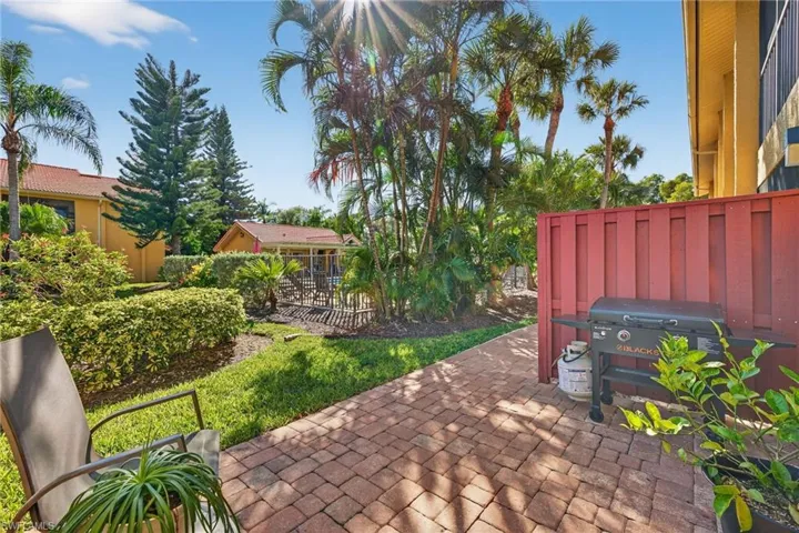 Expanded patio for grilling