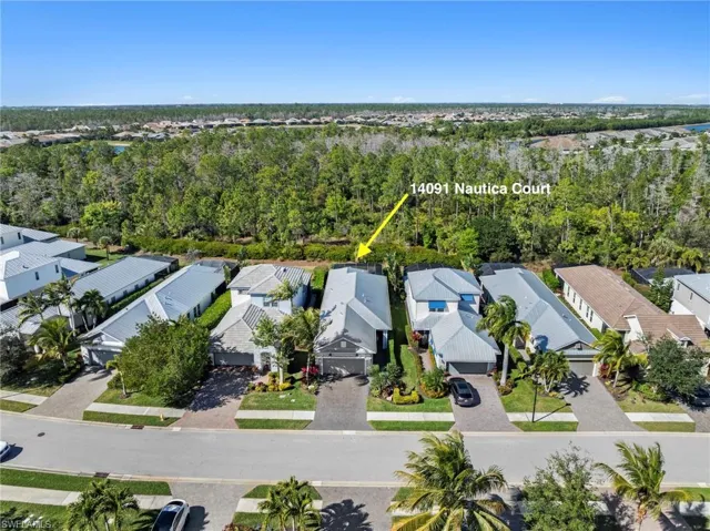 The home is situated on a private UPGRADED PRESERVE LOT toward the end of the cul-de-sac street.