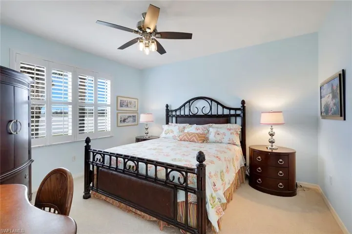 Primary bedroom with open water views and en-suite bathroom!