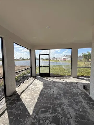 Actual home of the lanai. Home is under construction