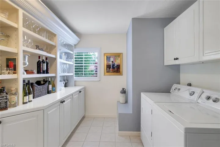 with butler's pantry or extra storage