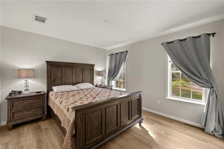 Bedroom featuring light hardwood / wood-style flooring