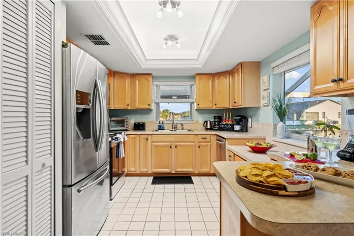 with pass through window to outside