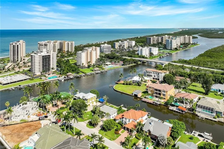 View of urban area featuring a nearby body of water