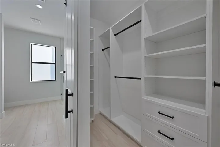 Master closet