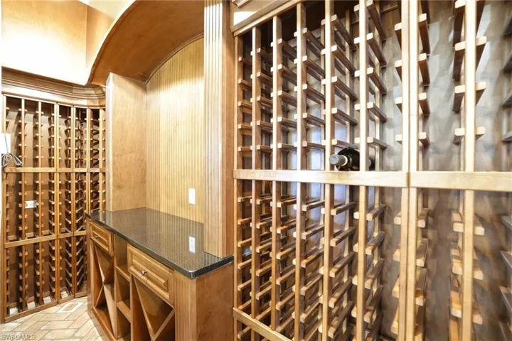 View of wine room