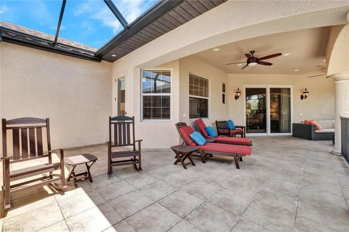 2nd story screened balcony, access to the 2nd Master Bedroom to the left