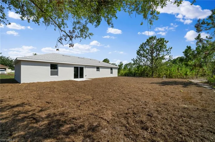 View of rear view of property
