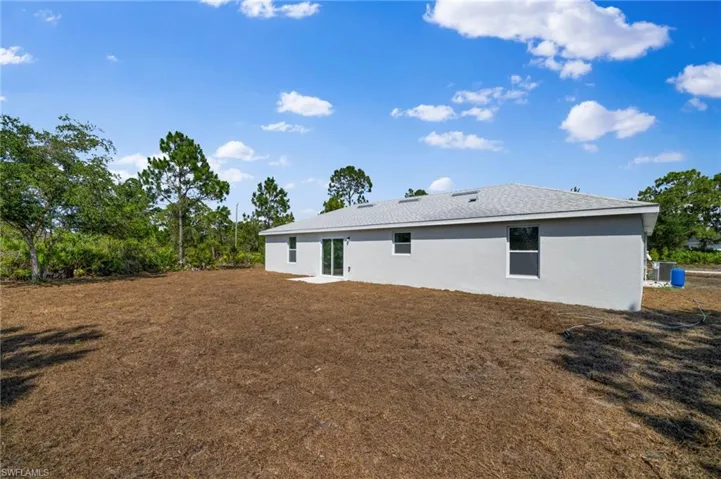 View of back of house