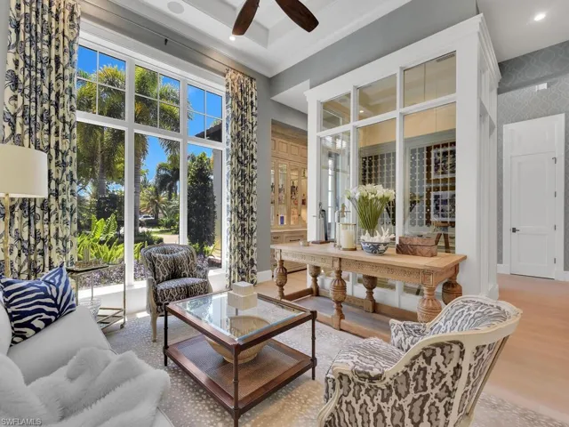 Sitting Room with Wine Room