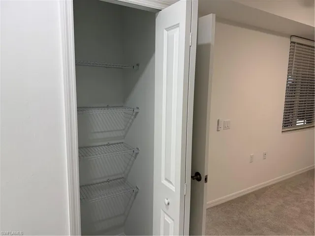 Closet for storage in Primary Bedroom