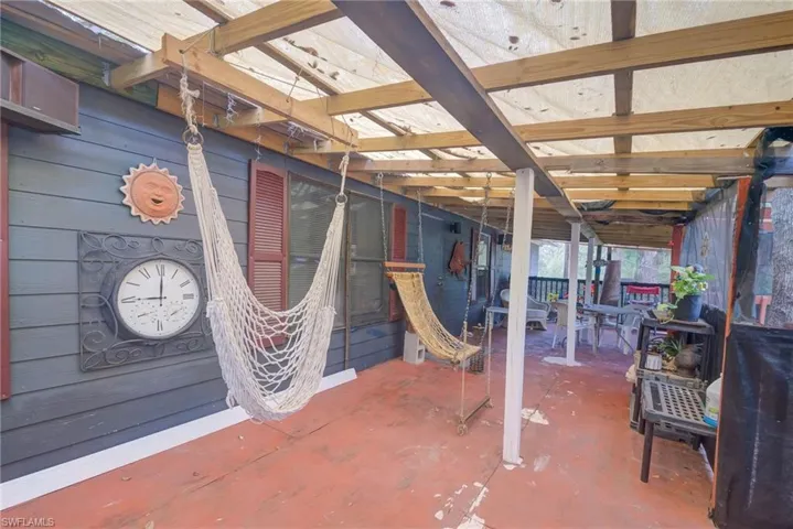 View of patio