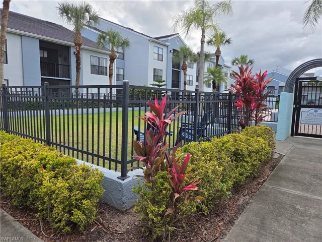 View of community with a gate