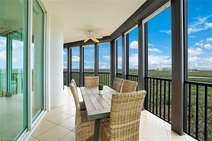 Expansive Screened Terrace with Panoramic Views