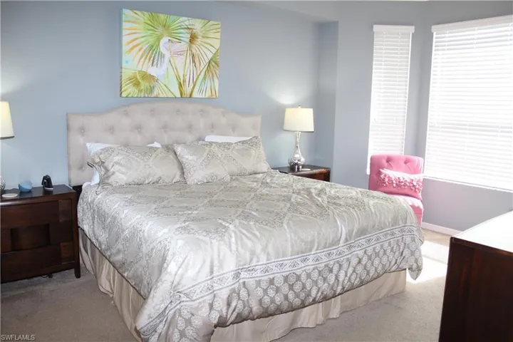Bedroom featuring carpet flooring