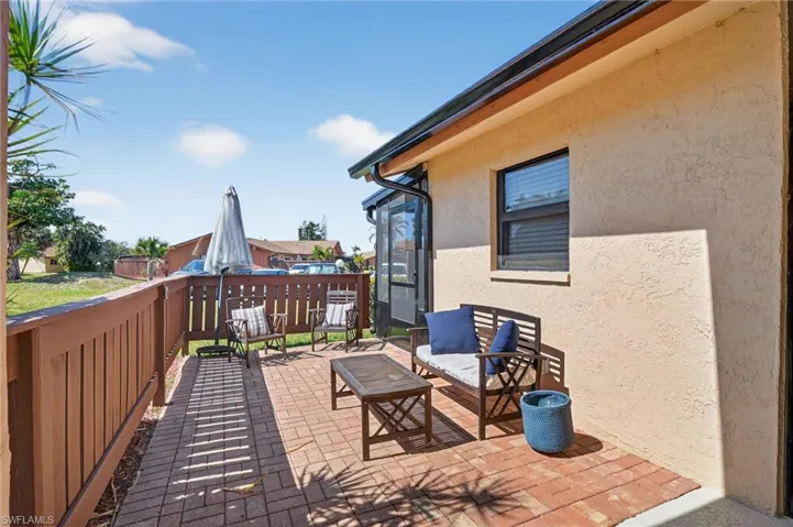 View of patio / terrace featuring outdoor furniture