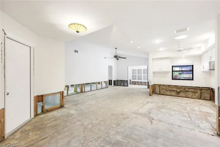 Enter the home to a wide open floor plan.