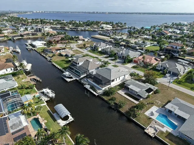 View of property location featuring nearby suburban area and a nearby body of water