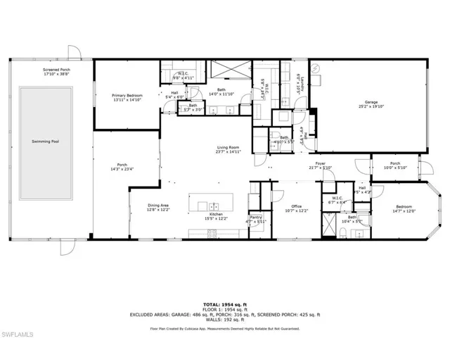 View of room layout