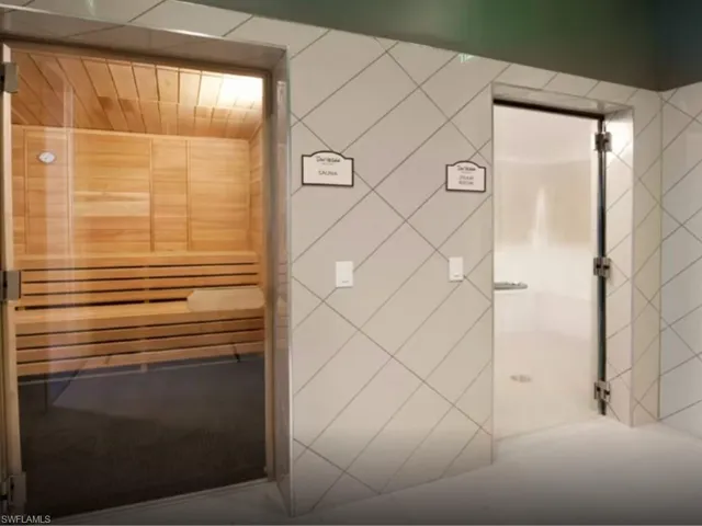 View of sauna