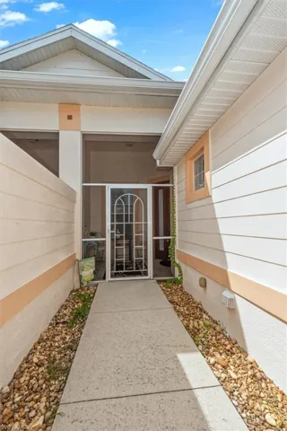 Doorway to property