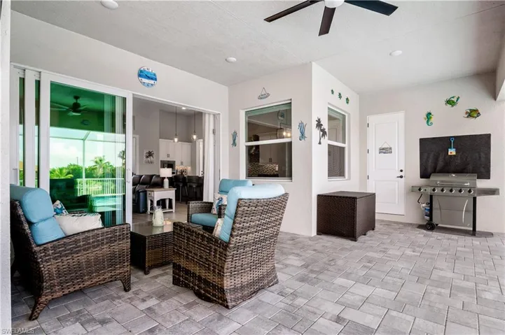 View of patio / terrace with an outdoor hangout area and area for grilling
