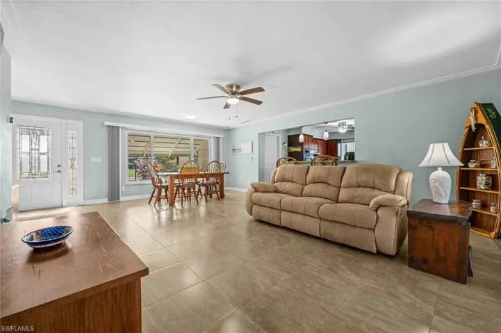 Bright and comfortable living space.
