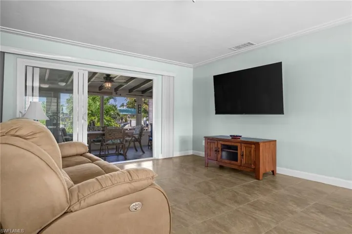 Enjoy views toward the backyard from the living area.