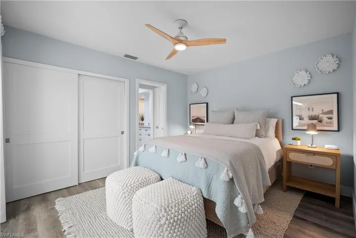 Second Bedroom with view of atrium
