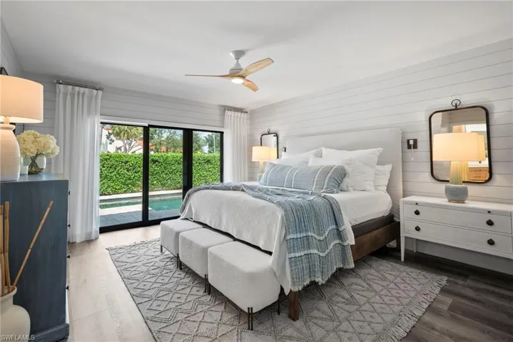 Primary Bedroom Overlooking the Pool