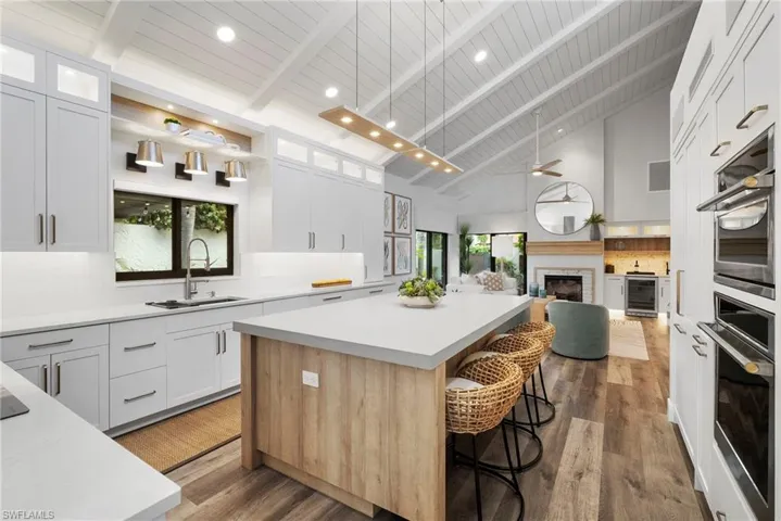 Large Open Kitchen with ample storage