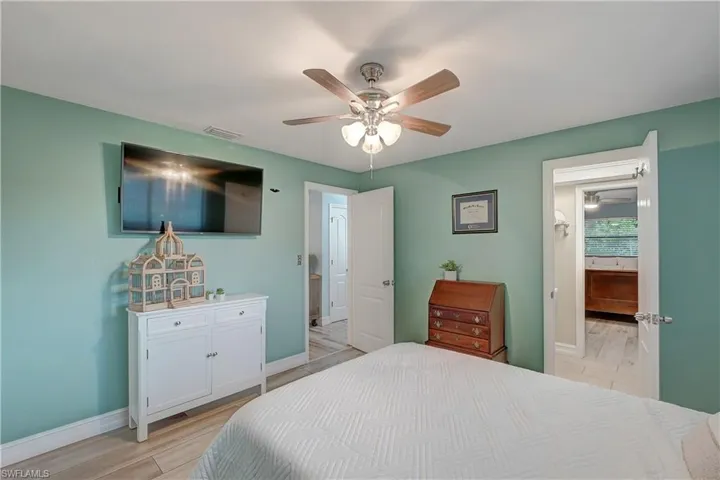 Second Bedroom with jack-and-jill ensuite bathroom