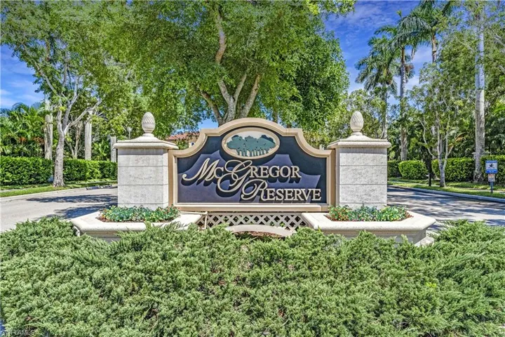 McGregor Reserve Sign