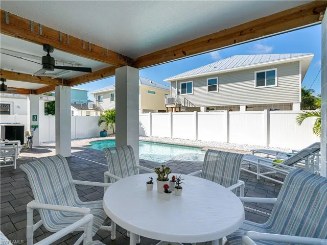 POOL SHOT FROM COVERED LANAI.