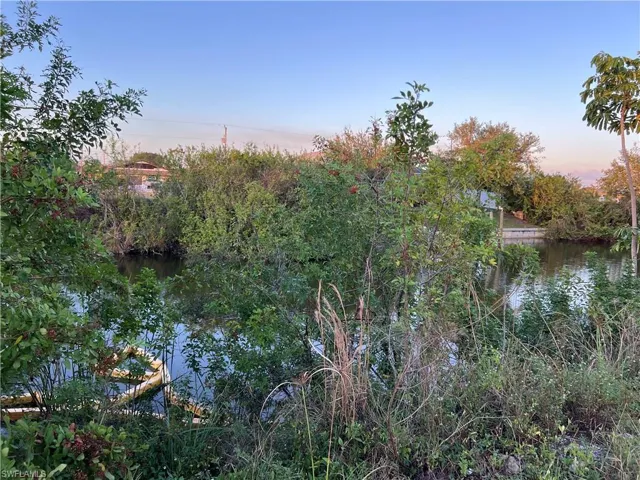 Nature at dusk featuring a water view