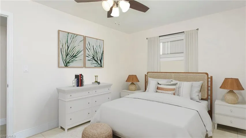 Photo includes reality staging to showcase the possibility of the master bedroom. Design services included with purchase!