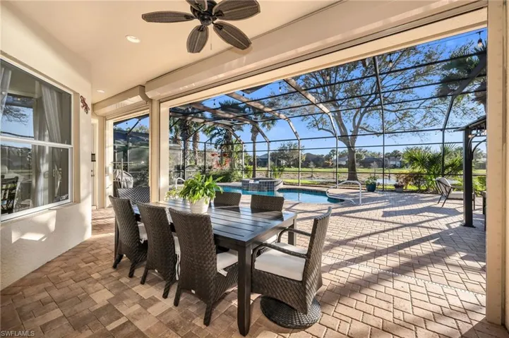 Great outdoor space for entertainment