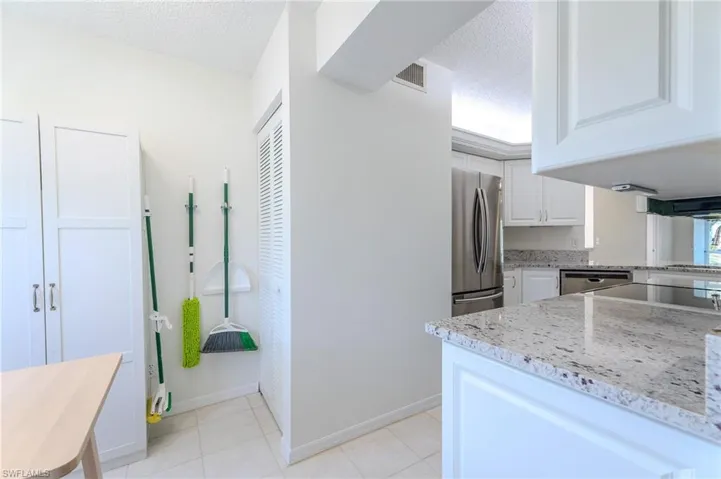 Dining area and laundry