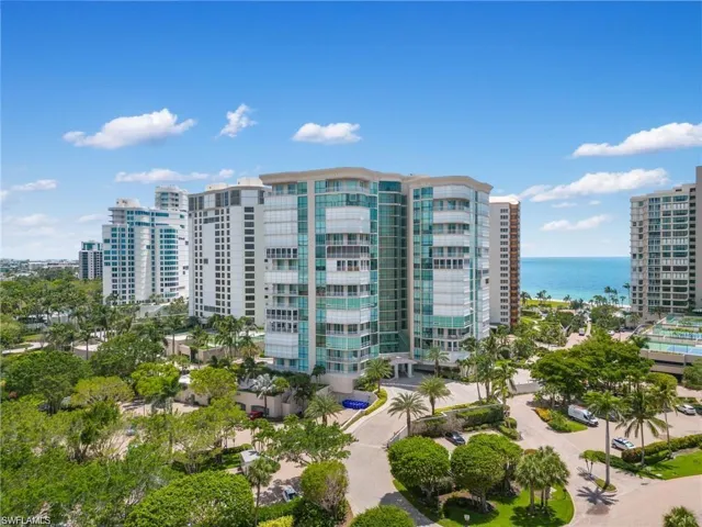 View of building exterior with a water view