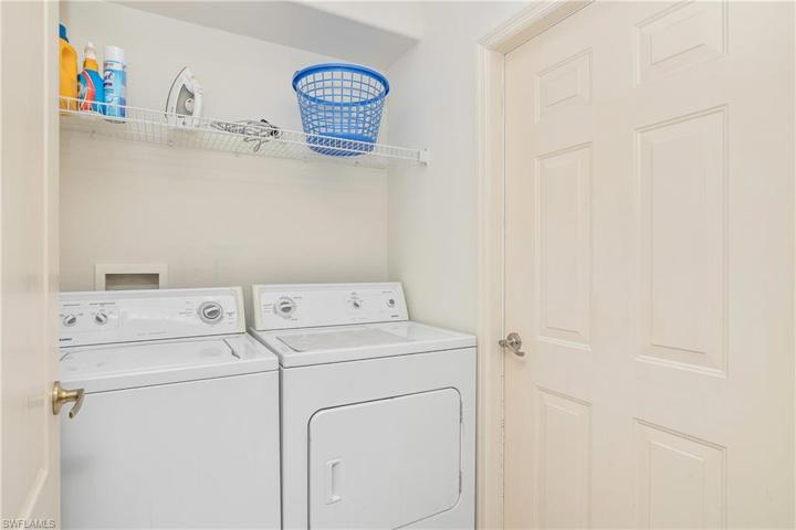 Laundry room in the home