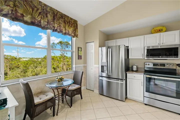 New stainless steel appliances.