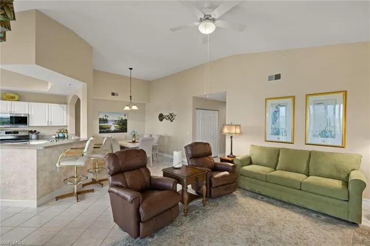 Great room open floor plan.