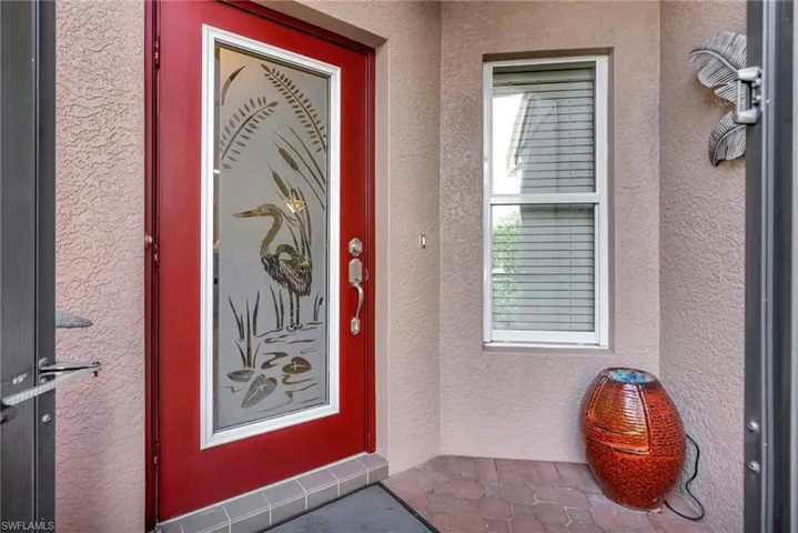 View of exterior entry
