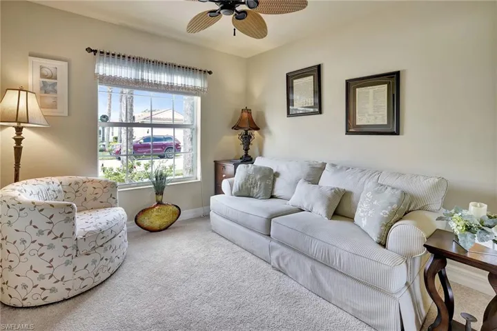 Bedroom used as sitting room