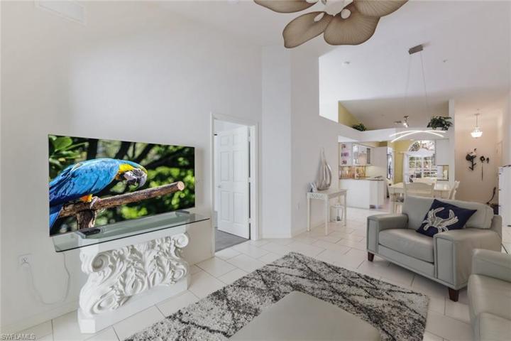 Great Room with cathedral ceiling